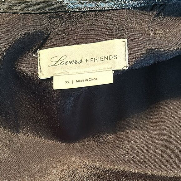 Lovers + Friends metallic star black bodysuit size XS - Picture 9 of 11